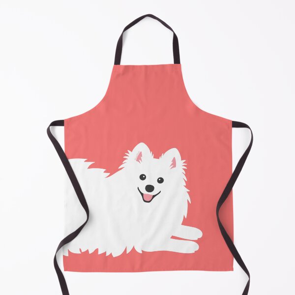 Item preview, Waiting Japanese Spitz Puppy Dog - Coral Peach designed and sold by kamahachi.