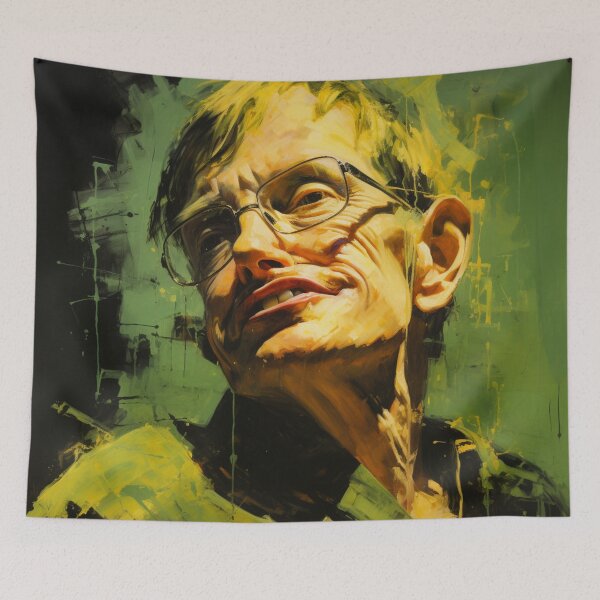 Artikelvorschau, Zeichnung von Stephen Hawking entworfen und verkauft von jb-joaofranca.