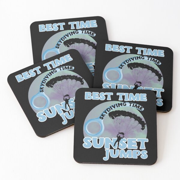 Item preview, Best skydiving jumps sunset - blue designed and sold by youraircraftart.