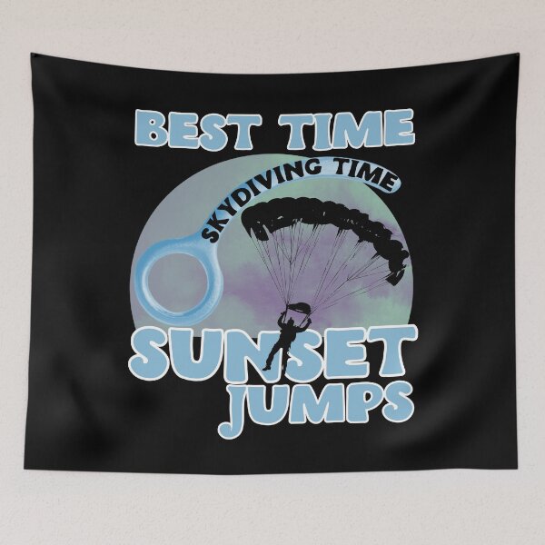 Item preview, Best skydiving jumps sunset - blue designed and sold by youraircraftart.