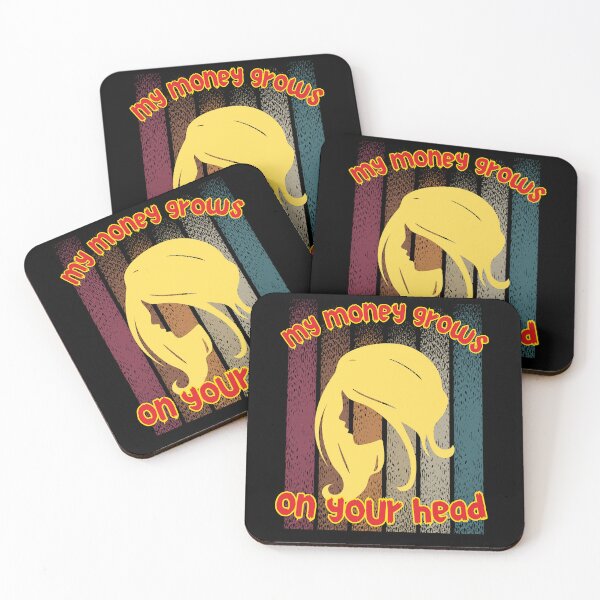 Item preview,  My money grows on your head. funny gift for hairdresser, barber. 2 designed and sold by GroonSpace.