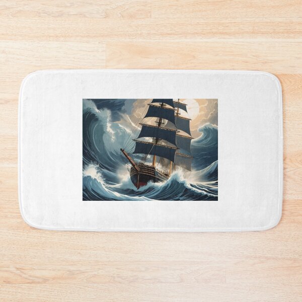 Item preview, Sailing ship during a storm designed and sold by KilianSzmid.