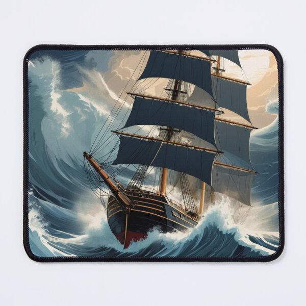 Item preview, Sailing ship during a storm designed and sold by KilianSzmid.
