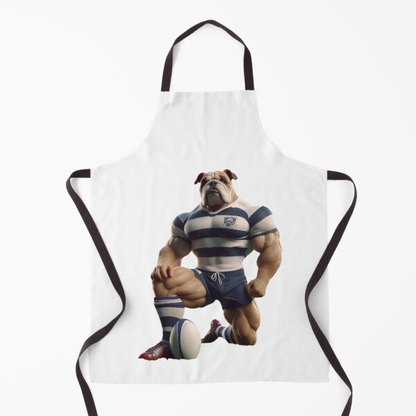 Item preview, Bulldog Rugby Player designed and sold by SpendieSellers.