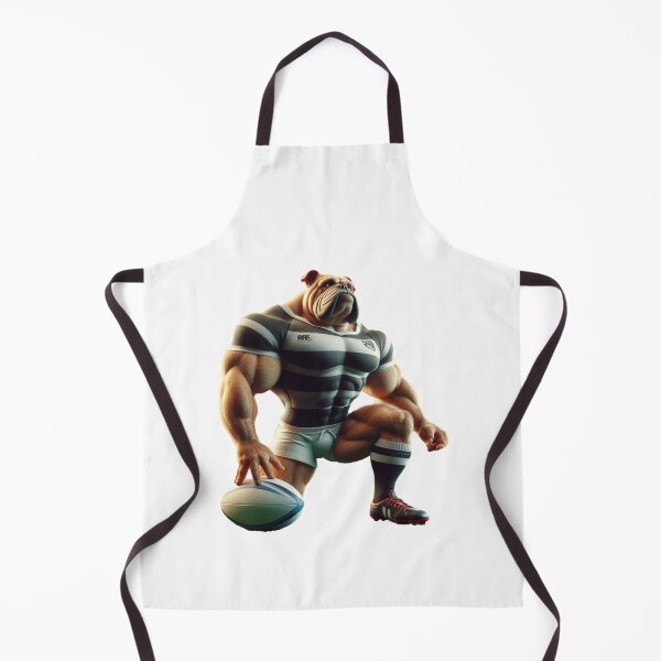 Item preview, Bulldog Rugby Player designed and sold by SpendieSellers.