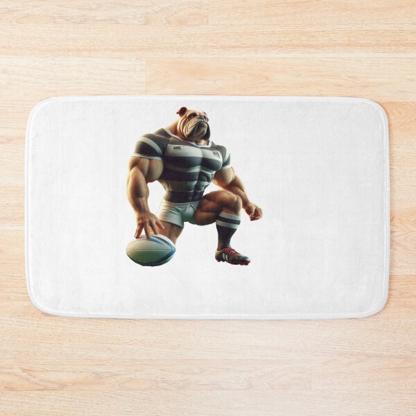 Item preview, Bulldog Rugby Player designed and sold by SpendieSellers.
