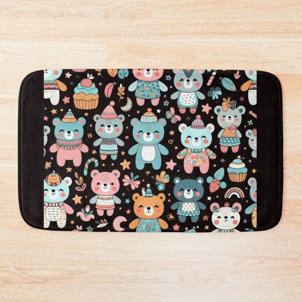 Item preview, Cute Happy Bears Pattern: Adorable Bear Design for a Joyful Atmosphere designed and sold by ProjectNoah.