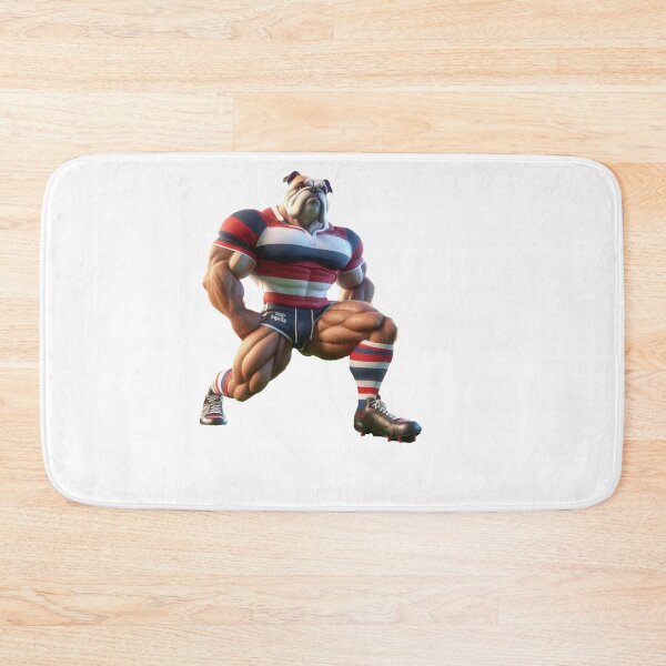Item preview, Bulldog Rugby Player designed and sold by SpendieSellers.
