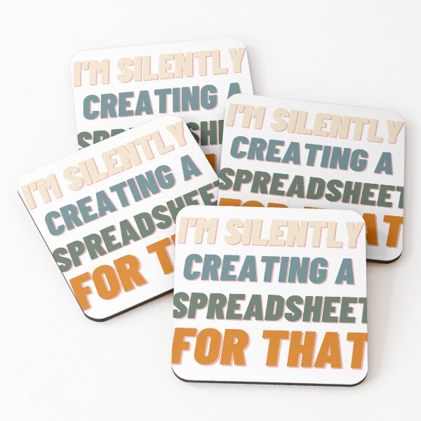 Item preview, I'm silently creating A spreadsheet for you,Funny Accountant designed and sold by Jemsruk.