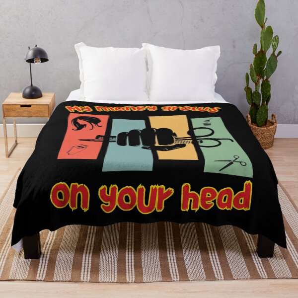 Item preview, My money grows on your head. funny gift for hairdresser, barber. designed and sold by GroonSpace.