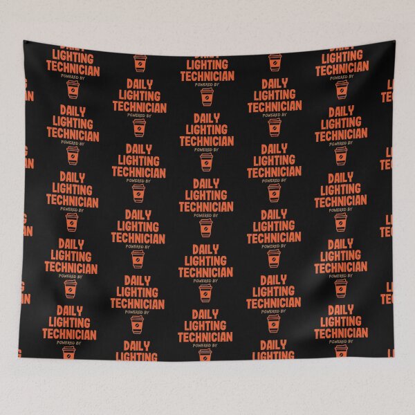 Item preview, Daily Lighting Technician Powered by Coffee designed and sold by NermilioDesigns.