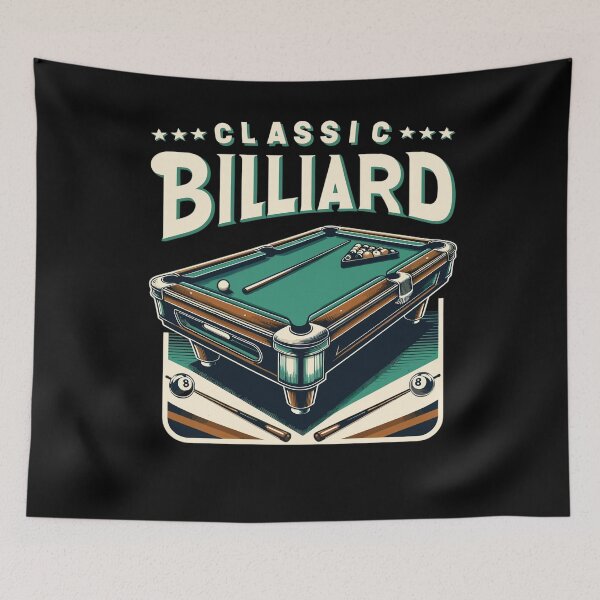 Item preview, Classic Billiard- Retro Vintage Billiards Billiardtable designed and sold by Thomas Remmers.