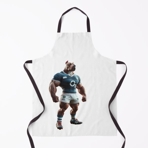 Item preview, Pittbull dog Rugby Player designed and sold by SpendieSellers.