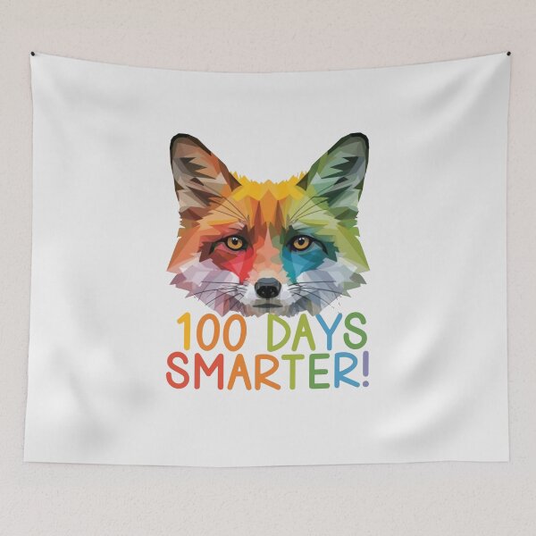 Aperçu de l'œuvre 100 jours plus intelligents, School Fox créée et vendue par Krieghorn.