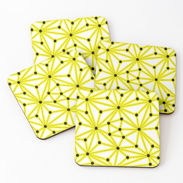 Item preview, Abstract geometric pattern - yellow. designed and sold by K.S ART.
