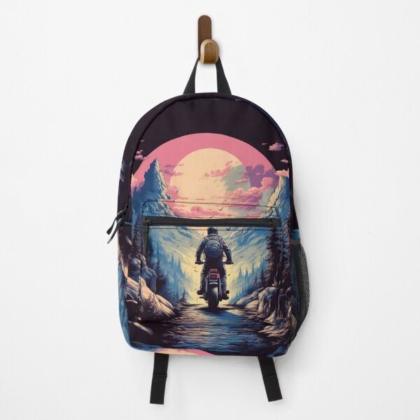 Item preview, Mountain Biker Retro Sunset designed and sold by GrinGalore.