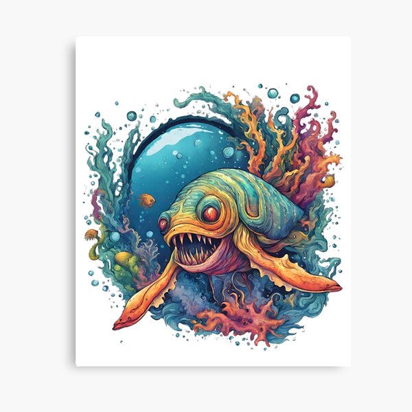 Artikel-Vorschau von Leviathan Deep Ocean Gruselige Kreaturen, designt und verkauft von CyberArtistOne.