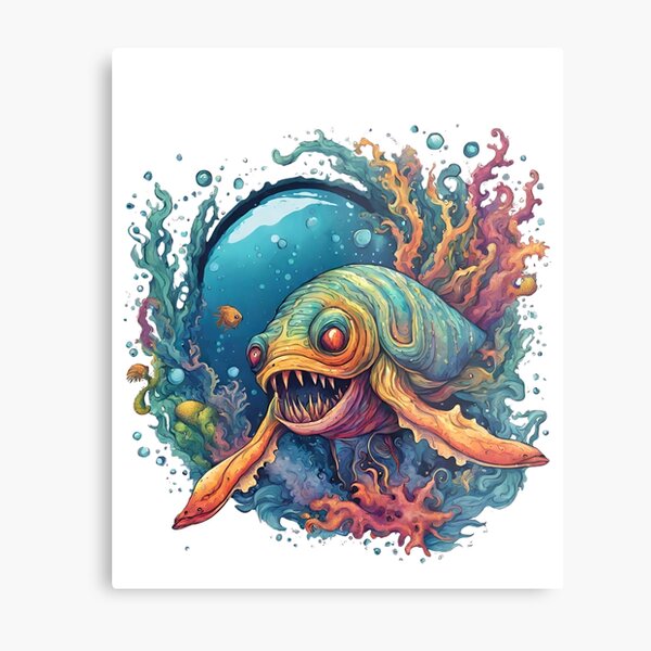 Artikel-Vorschau von Leviathan Deep Ocean Gruselige Kreaturen, designt und verkauft von CyberArtistOne.