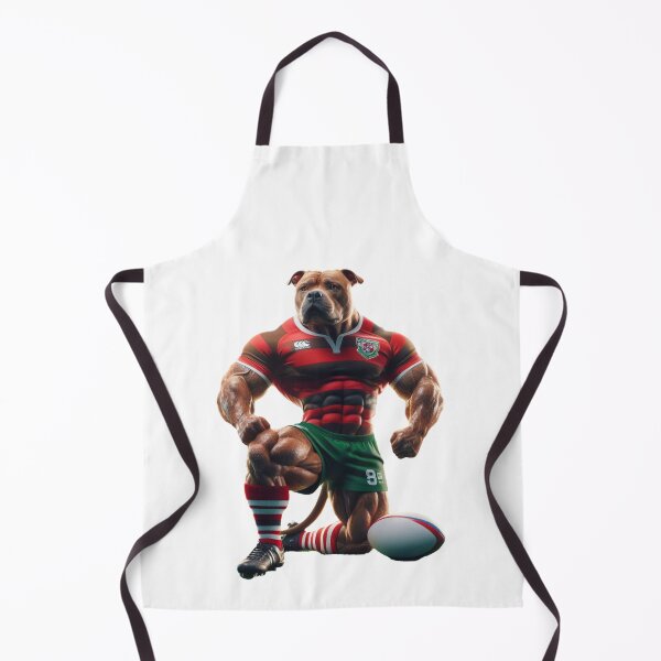 Item preview, Pittbull dog Rugby Player designed and sold by SpendieSellers.