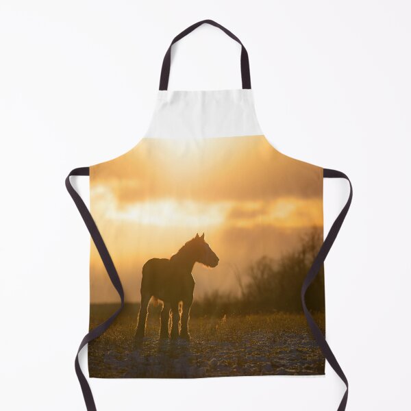Item preview, Clydesdale Horse Silhouette at Sunset designed and sold by James Cumming.