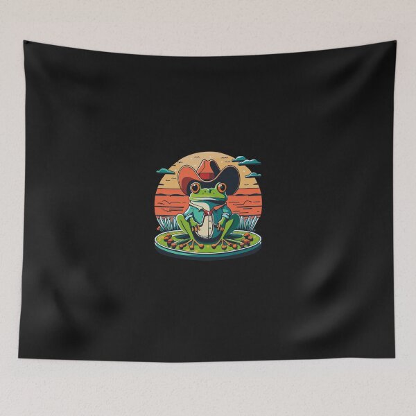 Item preview,  A Frog with a Cowboy Hat Adventure designed and sold by Clouth Clothing  ⭐⭐⭐⭐⭐.
