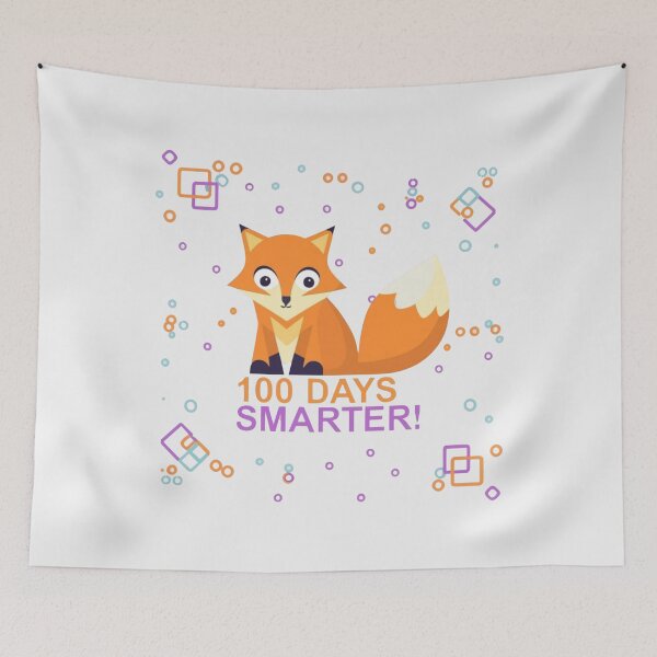 Item preview, 100 Days Smarter, School Fox designed and sold by Krieghorn.