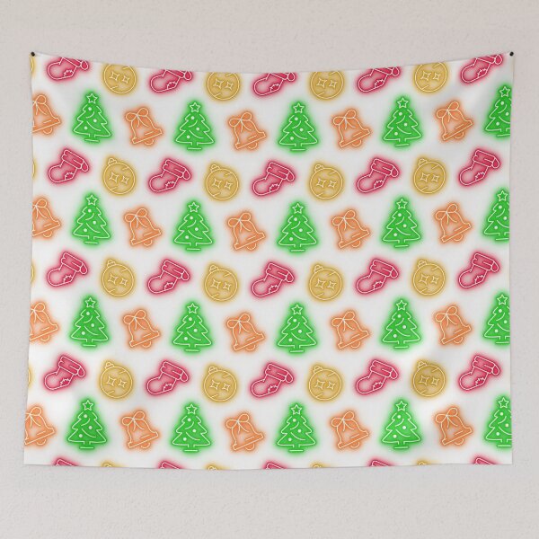 Item preview, Neon Christmas designed and sold by Pixels2Patterns.