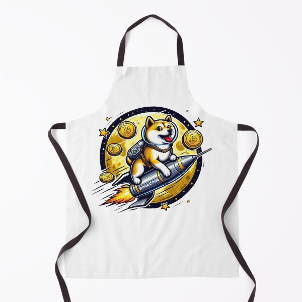 Item preview, Dogecoin To The Moon Rocket designed and sold by GalaxyGraffiti.