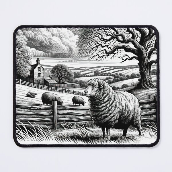 Item preview, Rustic Repose: A Sheep's Pastoral Symphony designed and sold by artwaves.