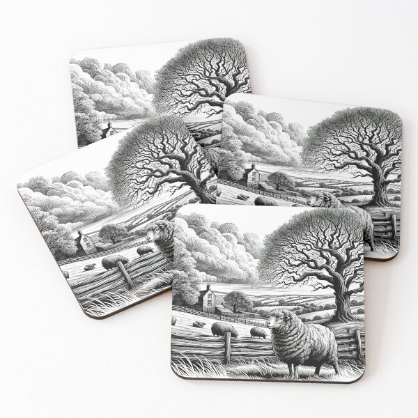 Item preview, Rustic Repose: A Sheep's Pastoral Symphony designed and sold by artwaves.
