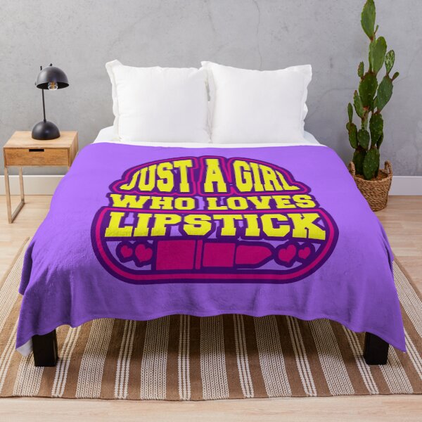 Item preview, Just A Girl Who Loves Lipstick #1 designed and sold by creativerooney.