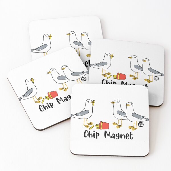 Item preview, chip magnet seagull designed and sold by TODD GOLDMAN.