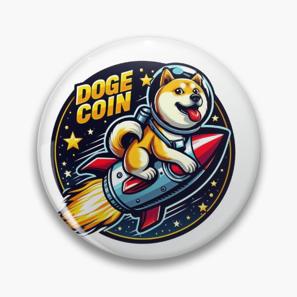Item preview, Dogecoin To The Moon Rocket  designed and sold by GalaxyGraffiti.