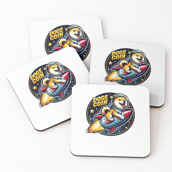 Item preview, Dogecoin To The Moon Rocket  designed and sold by GalaxyGraffiti.