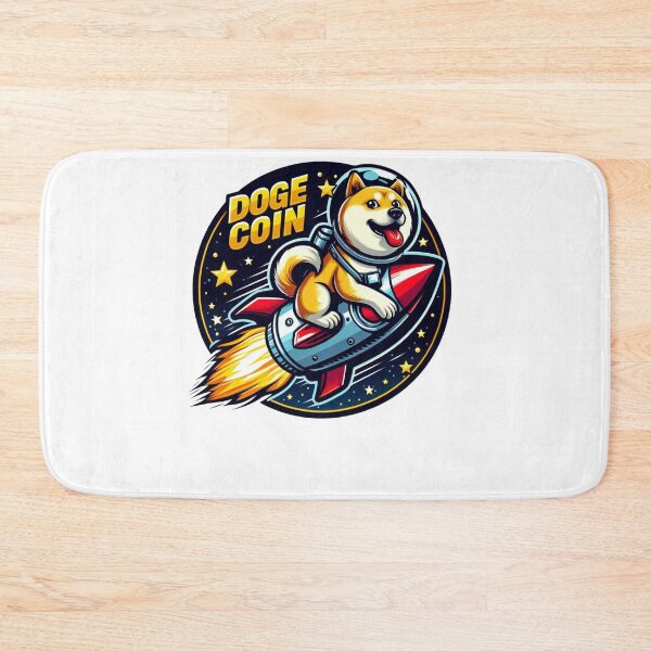 Item preview, Dogecoin To The Moon Rocket  designed and sold by GalaxyGraffiti.
