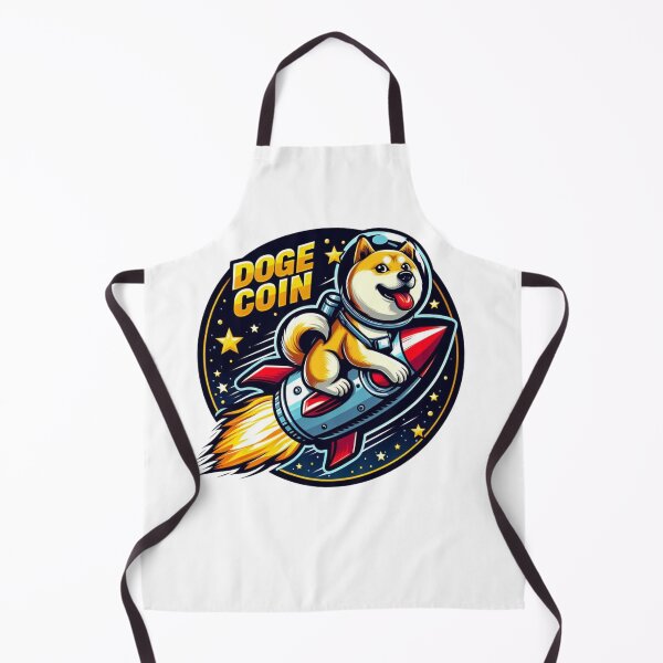 Item preview, Dogecoin To The Moon Rocket designed and sold by GalaxyGraffiti.