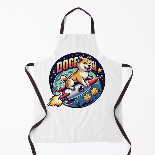 Item preview, Dogecoin To The Moon Rocket designed and sold by GalaxyGraffiti.