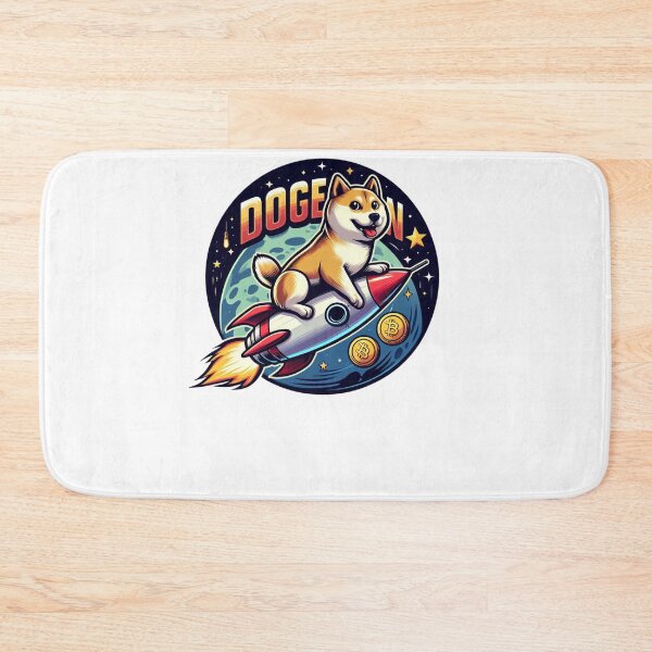 Item preview, Dogecoin To The Moon Rocket  designed and sold by GalaxyGraffiti.
