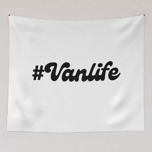 Item preview, Hashtag Vanlife Van Life Retro designed and sold by mariejosee22.