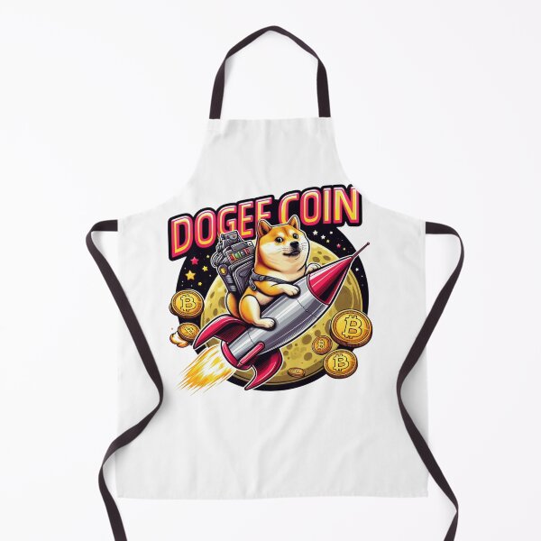Item preview, Dogecoin To The Moon Rocket designed and sold by GalaxyGraffiti.
