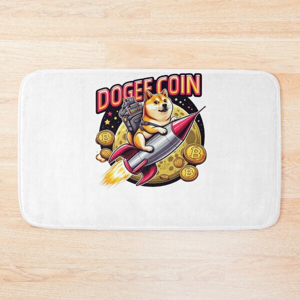 Item preview, Dogecoin To The Moon Rocket  designed and sold by GalaxyGraffiti.