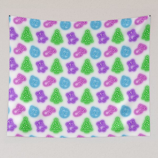 Item preview, Multi Neon Christmas designed and sold by Pixels2Patterns.