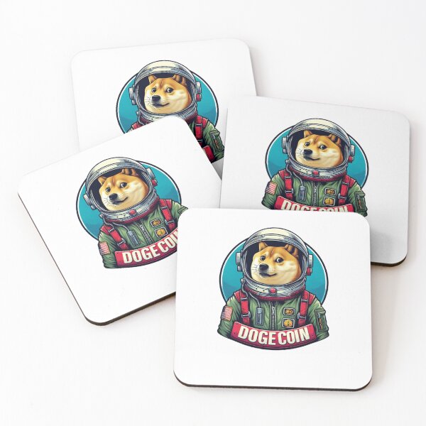 Item preview, Dogecoin To The Moon Rocket  designed and sold by GalaxyGraffiti.