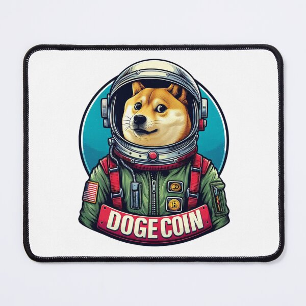 Item preview, Dogecoin To The Moon Rocket  designed and sold by GalaxyGraffiti.