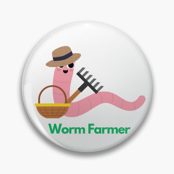 Item preview, Worm Farmer Composting designed and sold by ridnaledesigner.