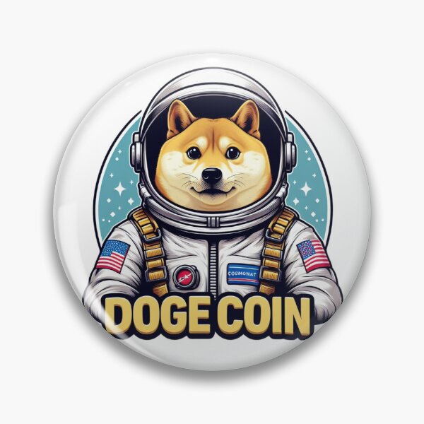 Item preview, Dogecoin To The Moon Rocket  designed and sold by GalaxyGraffiti.