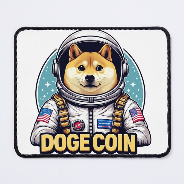 Item preview, Dogecoin To The Moon Rocket  designed and sold by GalaxyGraffiti.