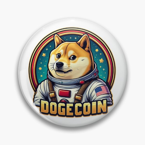 Item preview, Dogecoin To The Moon Rocket  designed and sold by GalaxyGraffiti.