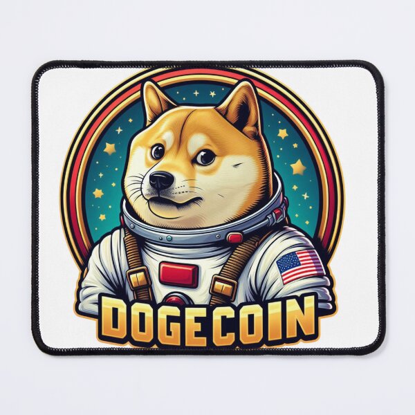 Item preview, Dogecoin To The Moon Rocket  designed and sold by GalaxyGraffiti.