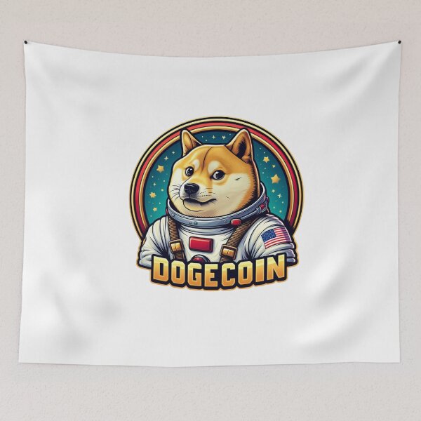 Item preview, Dogecoin To The Moon Rocket  designed and sold by GalaxyGraffiti.